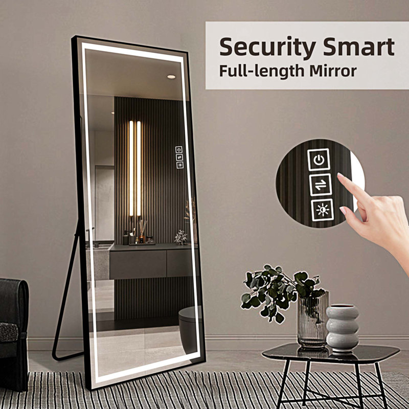 Miroir pleine longueur avec lumières DEL Shriver