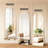 Oversized Arch Floor Mirror with Stand, Wall Mirror-34507447-40290095