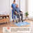 Rolling Shower Chair With Wheels, Bedside Commode Wheelchair With Padded Seat, Backrest, For Handicap, Toilet Chair For Seniors, Adults, Injured Or Disabled, 300 Lbs, Black