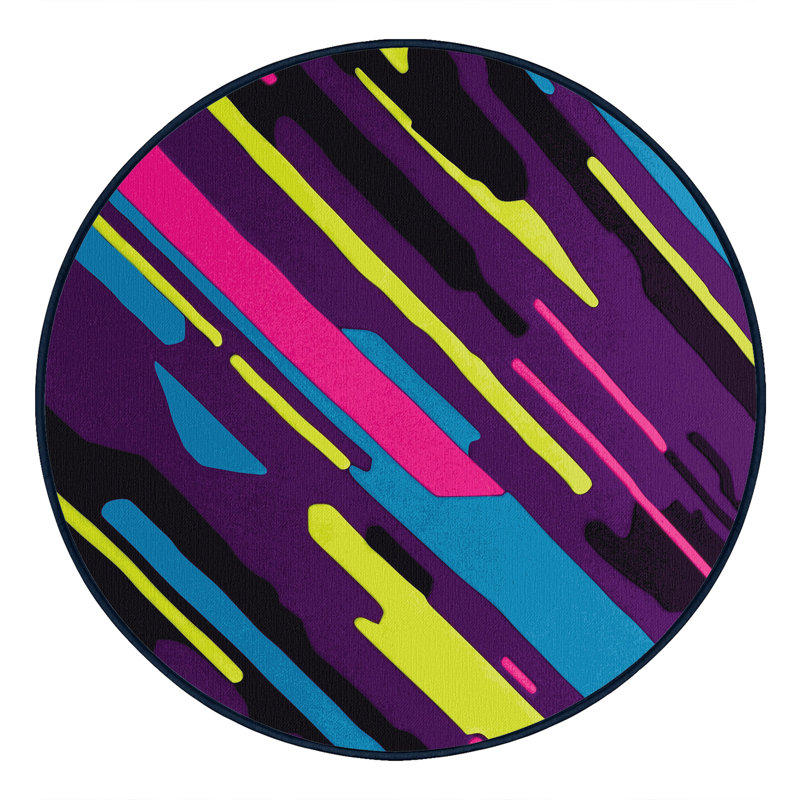 Prism Spark Rug, Round 8'