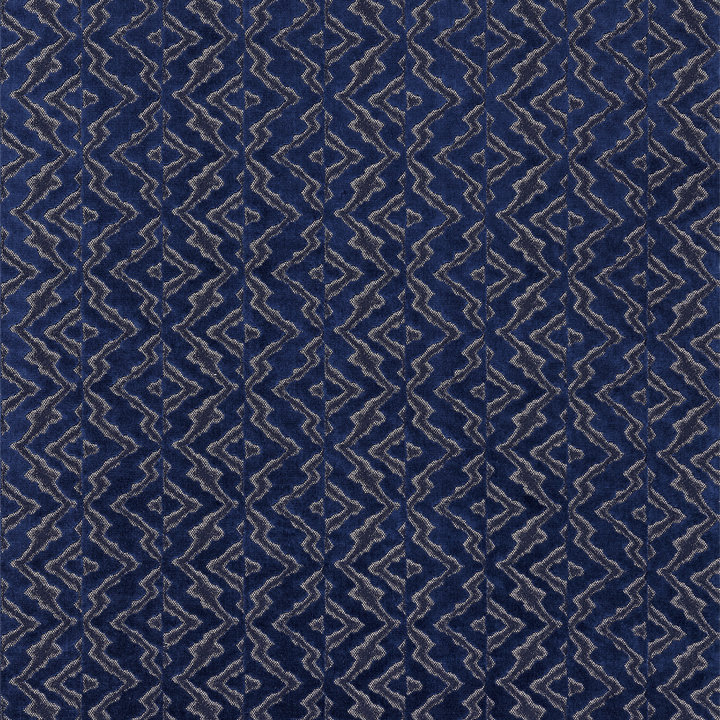Merchante Echo Velvet Fabric, Midnight Sky