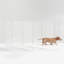 Hiddin Clear Freestanding Tall Zig Zag Pet Gate-1571870133