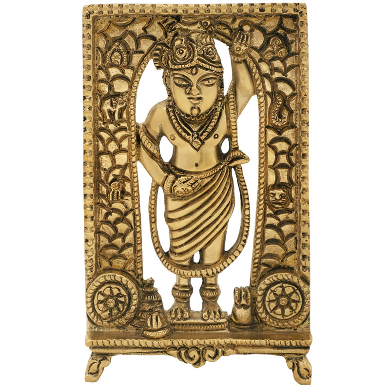 Figurine Shri Krishna soulevant Govardhan Parvat