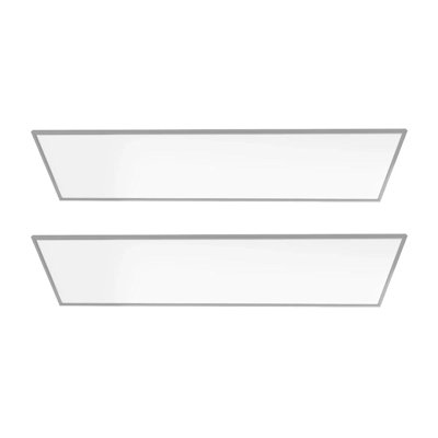 Plafonnier rectangulaire à intensité variable (ensemble de 2)