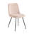 Caiddie Fabric Dining Chair with Steel Legs-1361883596