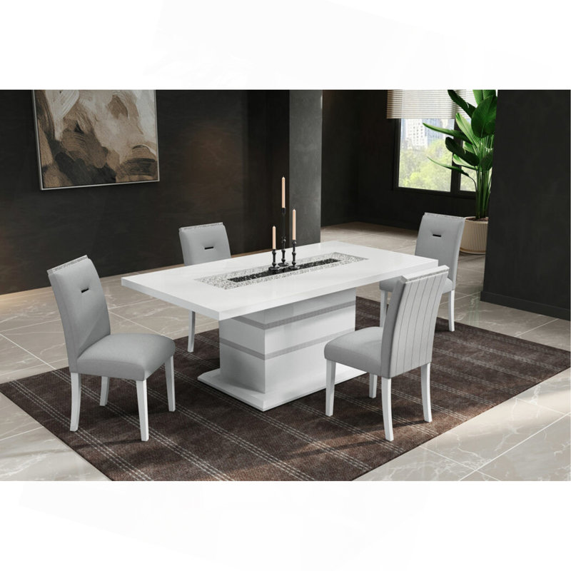 ARIYA WHITE DINING TABLE