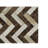 S/3 Brown and White Bone Inlay Boxes with Zig-Zag motif