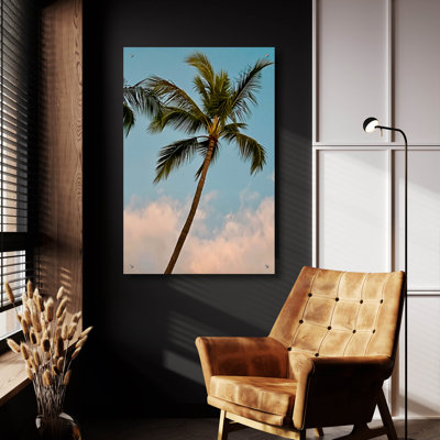 Palm In Wailea' by Nicole Dell Acrylic Glass Wall Art -  Bay Isle Home™, 8F655F523AE74EF1AB2F8A1489ED9110
