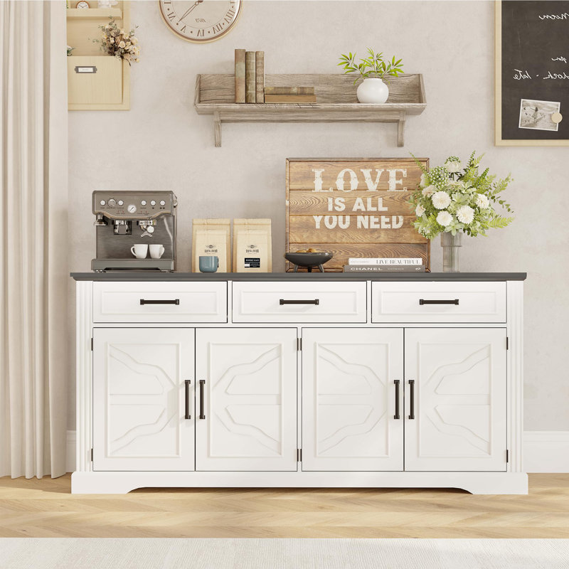 Buffet 66 po Modern Farmhouse, White