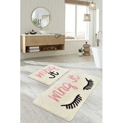 Ensemble de tapis de bain 2 pièces Bosse
