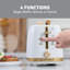 Grille-pain West Bend Timeless 2 tranches, en blanc / or