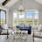 4 - Light Empire Chandelier with Beaded Accents