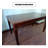 American country-style all-solid wood rectangular dining table