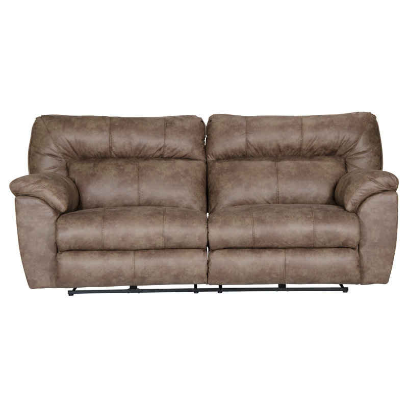 Niceto 90" Power Recline Upholstered Sofa with USB Charging Ports