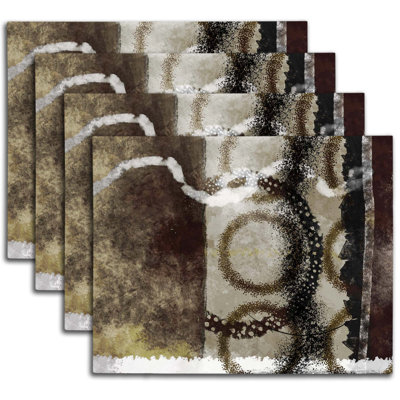 Napperon abstrait en polyester