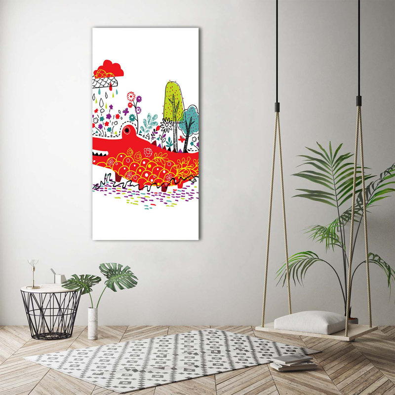 Crocodile - Wrapped Canvas Print