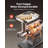 Electric Meat Grinder, 3.3-4.4 Lbs/Min 2000W Max, #5 Home Meat Mincer with 3 Grinding Plates, Sausage Stuffing Tube & Kubbe Kit, 300W Steel Sausage Meatballs Maker for Home Kitchens