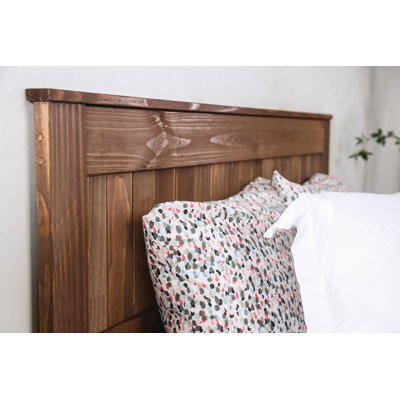Swarey Solid Wood Panel Headboard