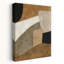 Toned Abstract Contemporary Geometric Wall Art Print 1 Piece Wrapped Canvas Wall Art-382592835