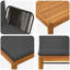  Garden Lounge Set Solid Acacia Wood & Rope Sofa Outdoor Furniture Patio-860589596
