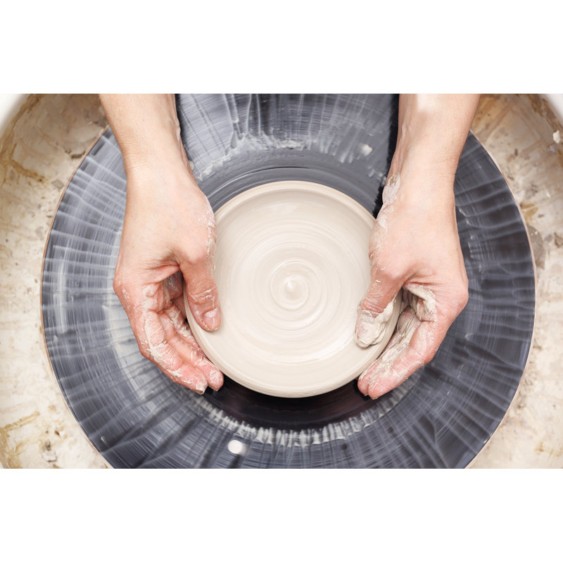 Potter Wheel by Robertprzybysz - Wrapped Canvas Print, 30cm H x 46cm W x 3.8cm D