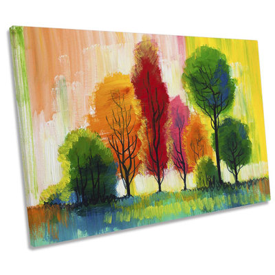 Trees - Wrapped Canvas Painting