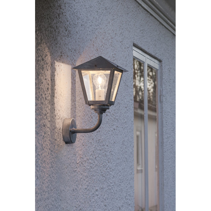 Benu Wall Lamp Up Galvanized - Brighten Up Your Outdoor Space With This Stylish And Durable Light