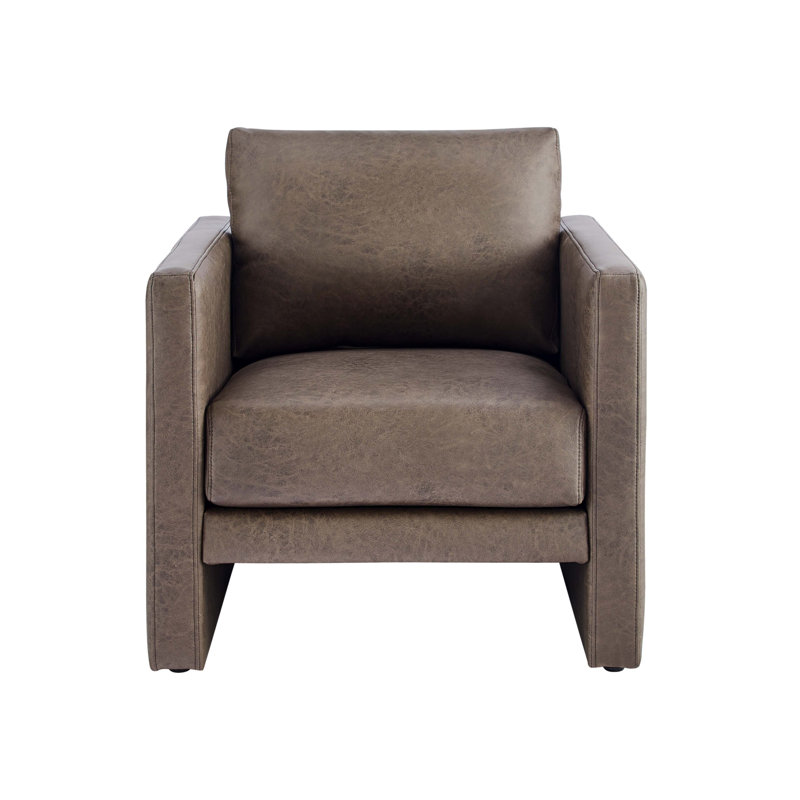 Fauteuil en similicuir, Espresso