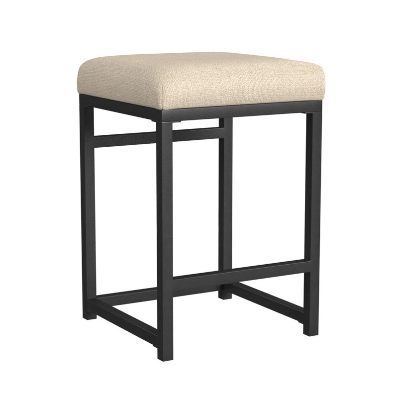Tabouret de comptoir de 24 po Junad, Brun clair