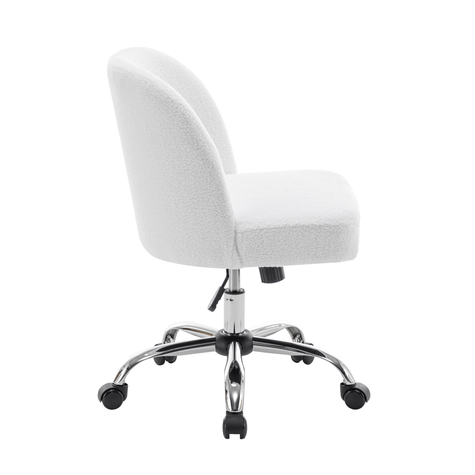 Brodyn Sherpa Office Chair, White