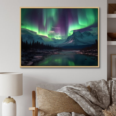 Northern Lights In Alaska III - Alaska Wall Art