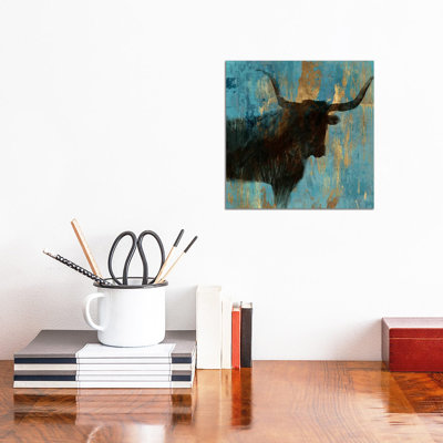 Bison I 1 Piece Wrapped Canvas Painting