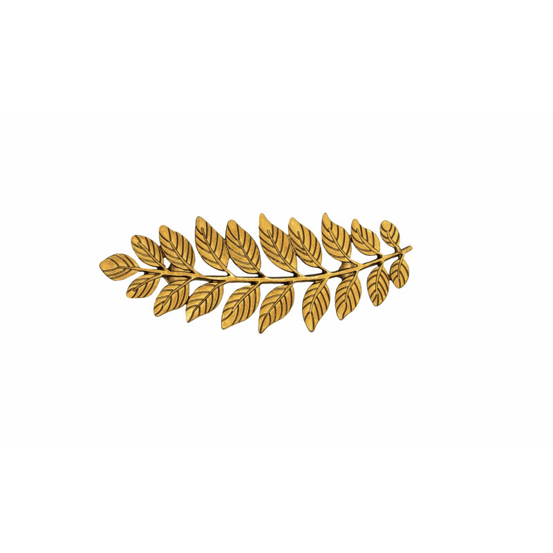 Poignée fantaisie Fern, Doré