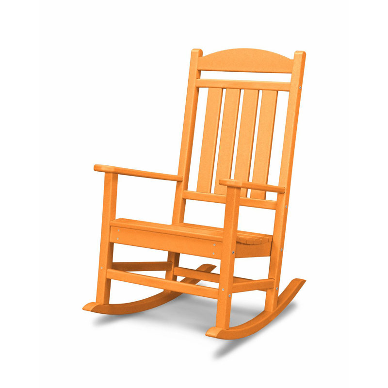 Chaise berçante POLYWOOD, Tangerine