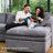 Manuel Corduroy 2-Seater Sofa Bed Apartment Modular Couch With Detachable Double Cushion-901560137