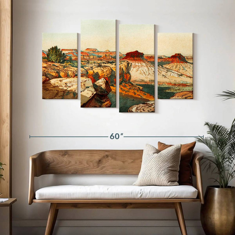 Alvord étonnant paysage du Grand Canyon, H 32 po x l 52 po
