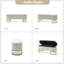 Banc de rangement moderne l 49,2 po Easthampton-1840127587