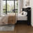 King Size Bed Frame with Wingback Headboard, Velvet Upholstered Platform Bed Frame with Sturdy Wooden Slats Support, No Box Spring Needed, Easy Assembly, Black-123660481-123660484