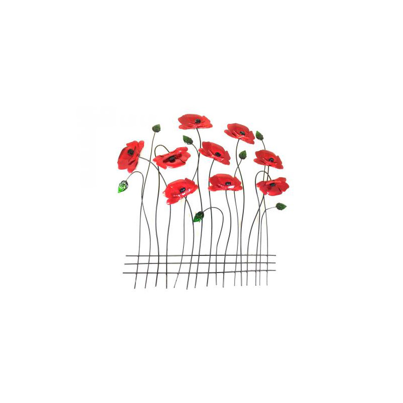 Handmade Plants & Flowers Wall Decor on Metal