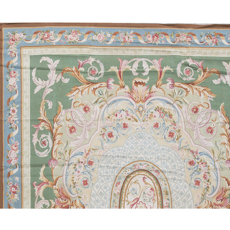 Hand-Knotted High-Quality Gold Area Rug