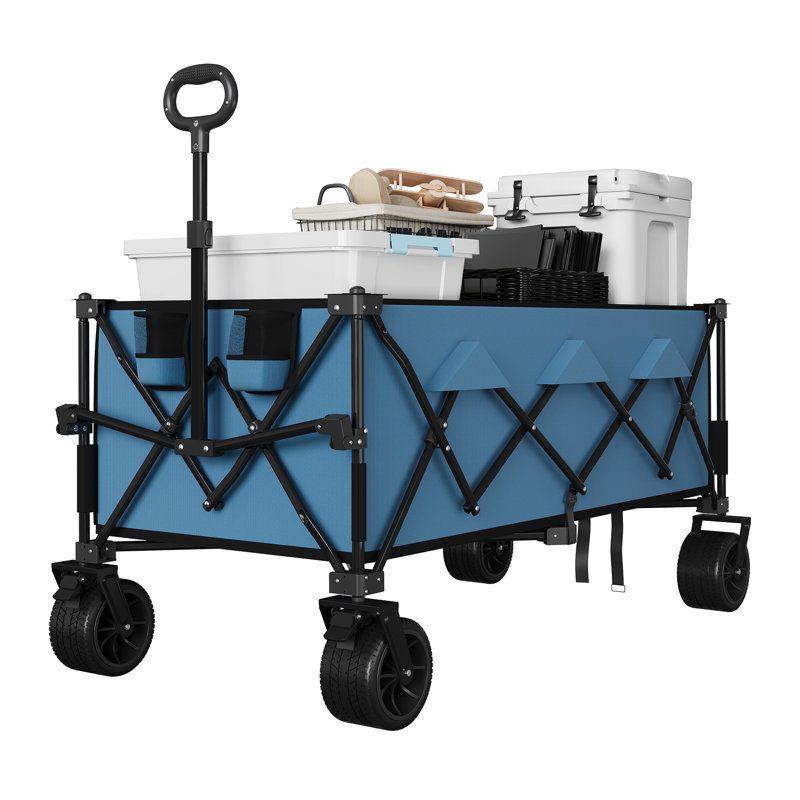 106.7cm H x 73.7cm W Utility Cart, Blue