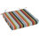 Coussin de siège rayé d’intérieur/extérieur sunbrella