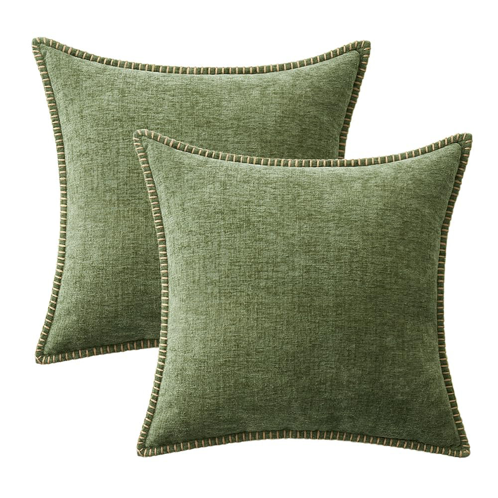 PSA LABORATORY FURNITURE LLC Pack Of 2 Couch Throw Pillow Covers 18X18 ...