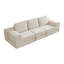Canapé-lit modulaire en velours côtelé polyvalent-2094943113