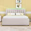 Lit plateforme tapissier classique avec lit gigogne simple Prarthana-1063275875-1063275877
