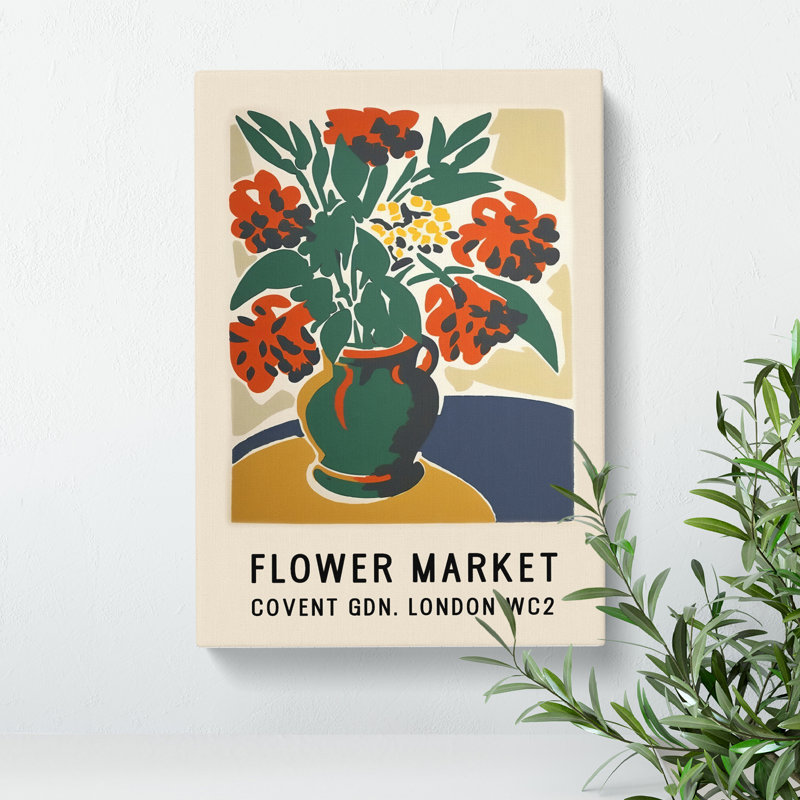 XMKTMKT-197 Covent Garden Flower Market Exhibition No.2 - Wrapped Canvas