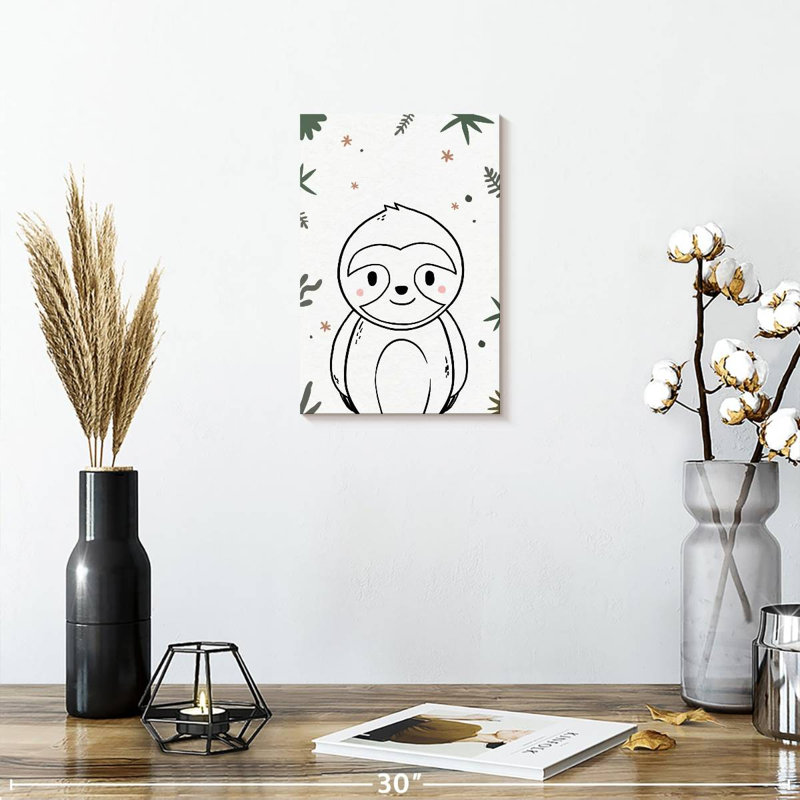 Paresseux pour chambre de bébé Ashelle, H 12 po x l 8 po