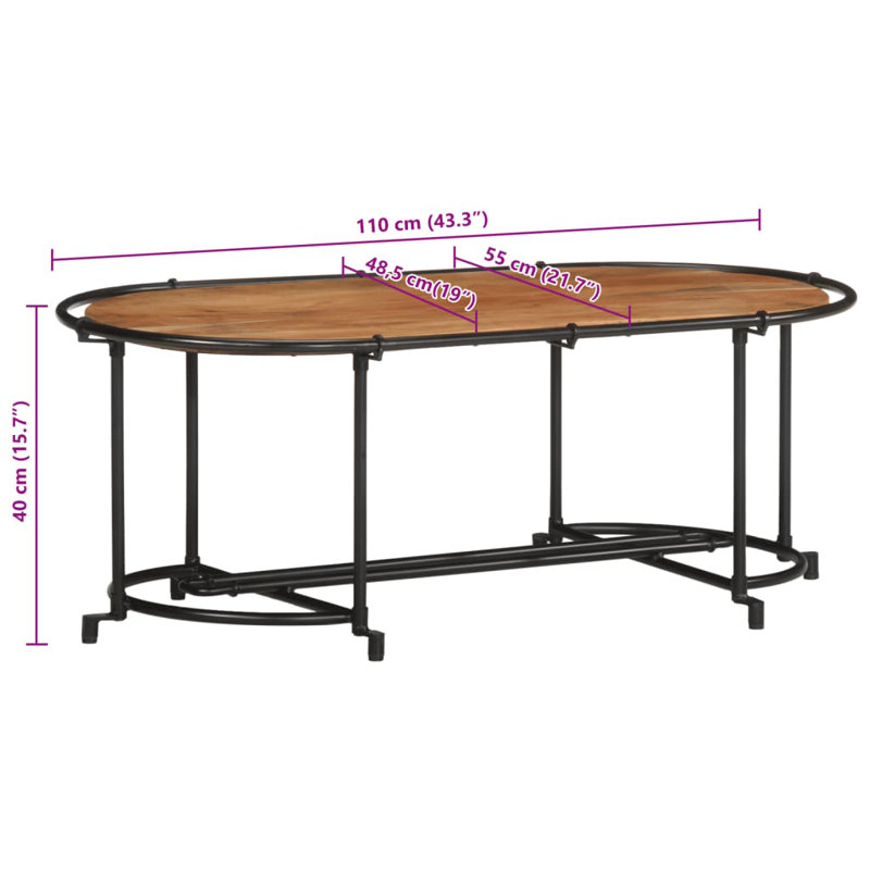Alcinia Coffee Table, Brown