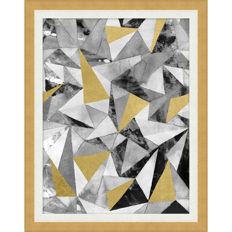 Mouvement moderne 2 - Peinture encadrée sur papier