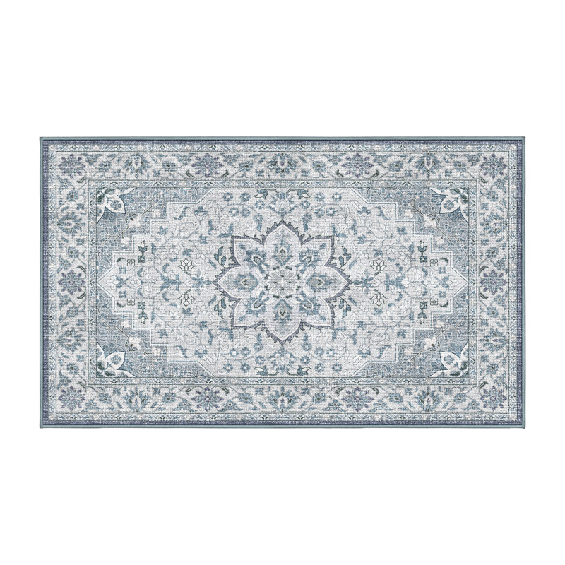 Fiton Hand Loomed Washable Oriental Indoor Rug, Runner 2' x 4'
